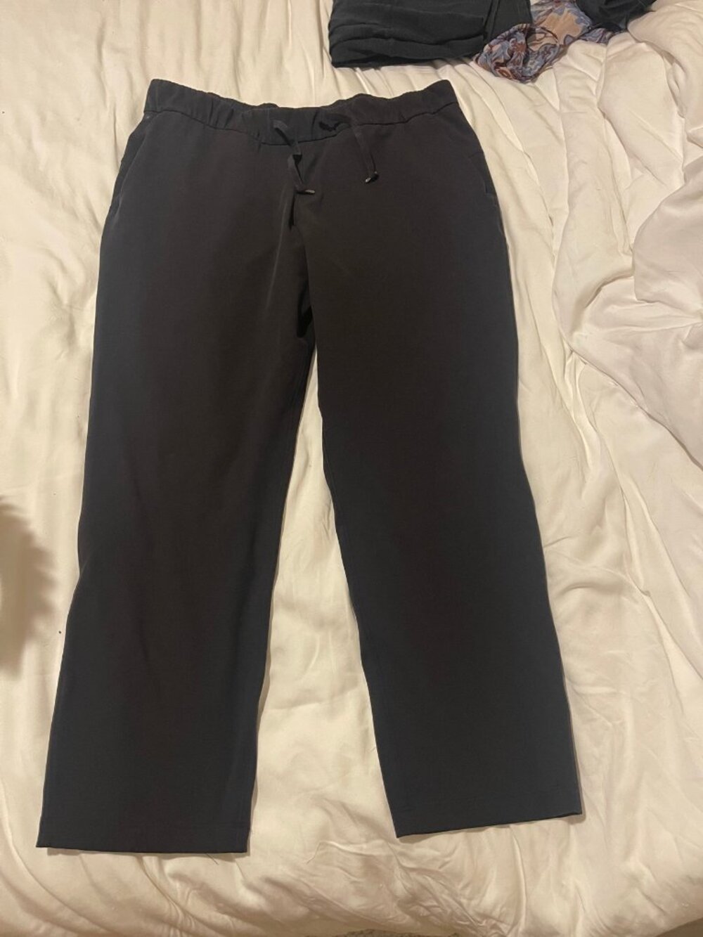 lululemon Black Wide Leg Work Pants Size 14